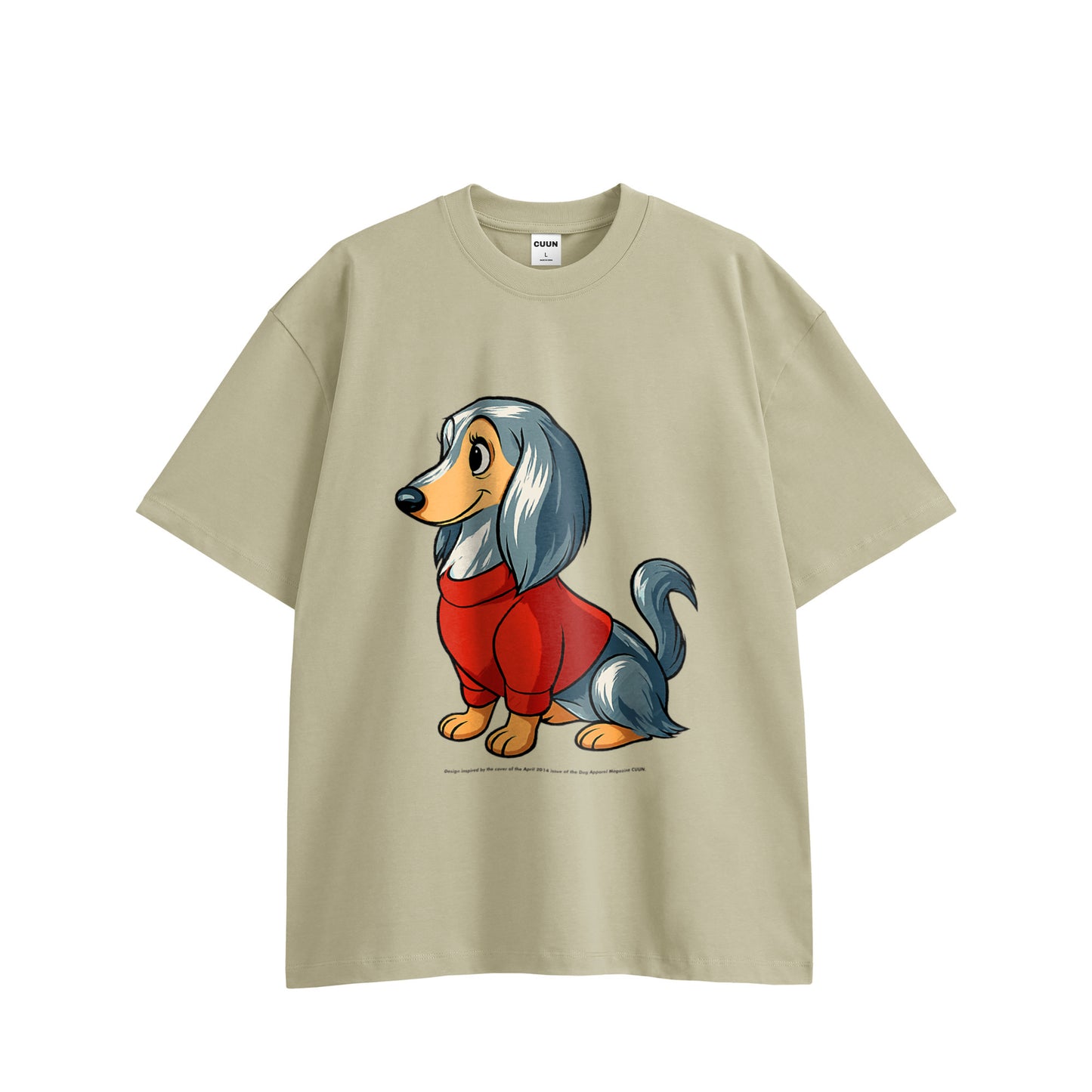 CUUN Apr 2014 Edition Tee|ビッグシルエット Tシャツ beige image