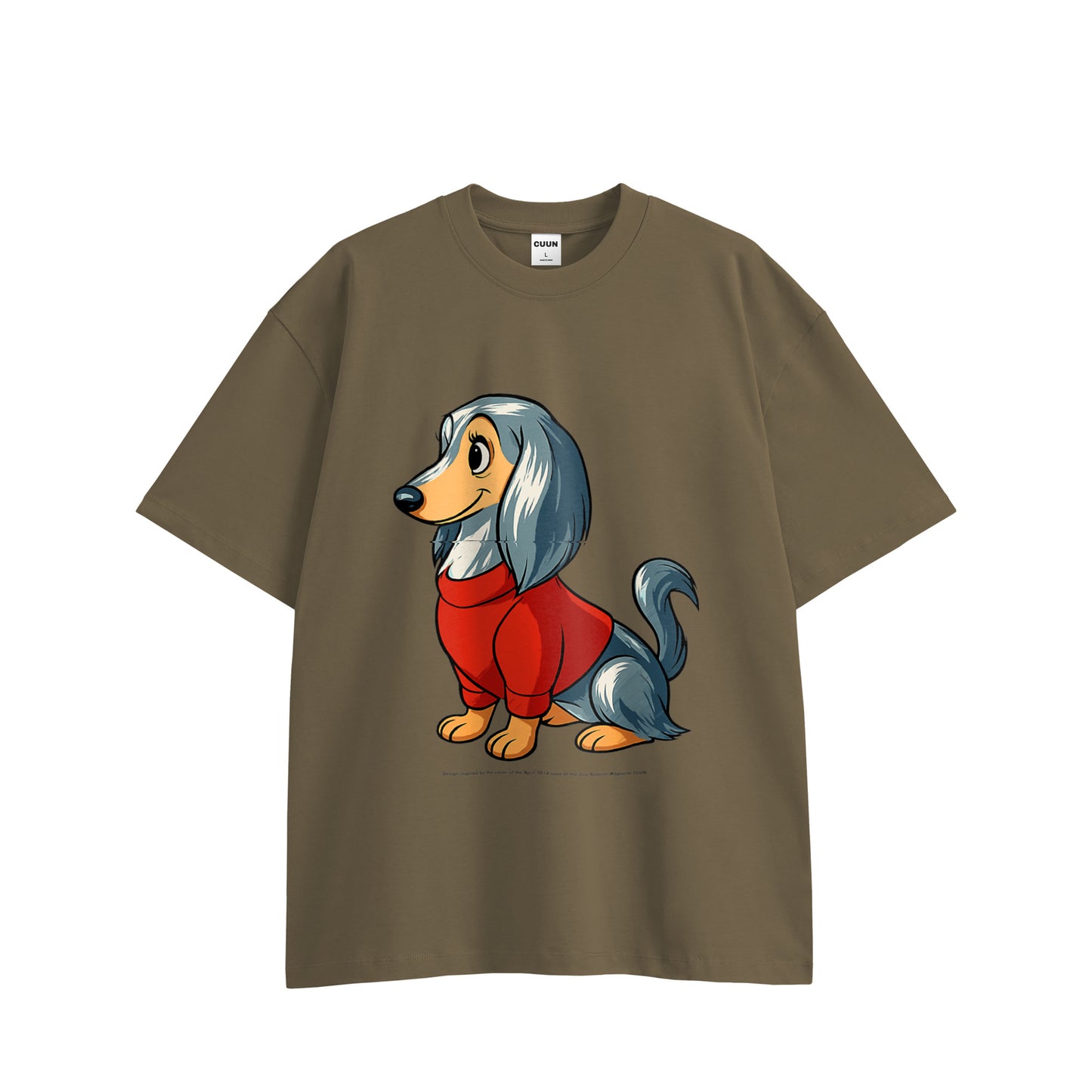 CUUN Apr 2014 Edition Tee|ビッグシルエット Tシャツ brown image