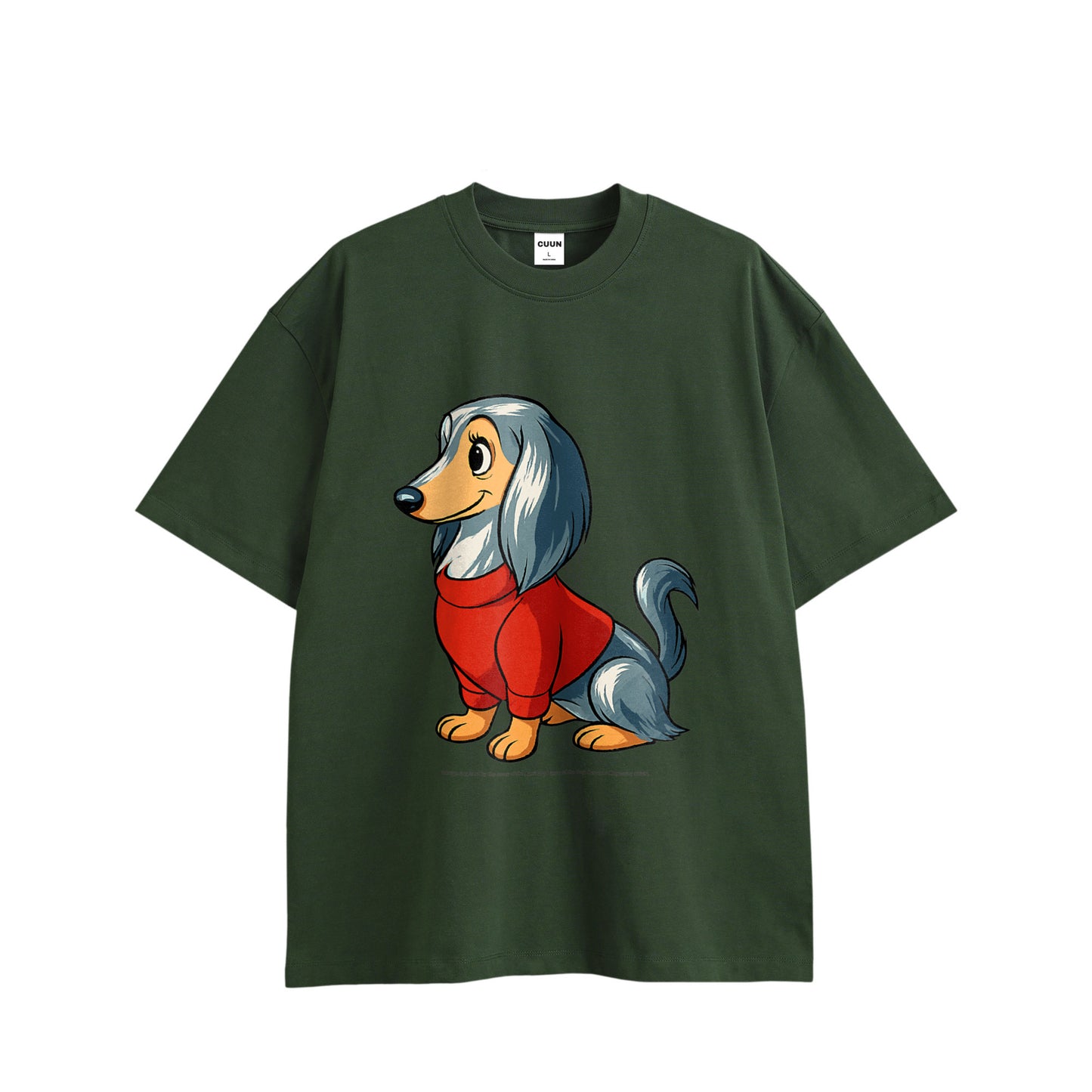 CUUN Apr 2014 Edition Tee|ビッグシルエット Tシャツ green image