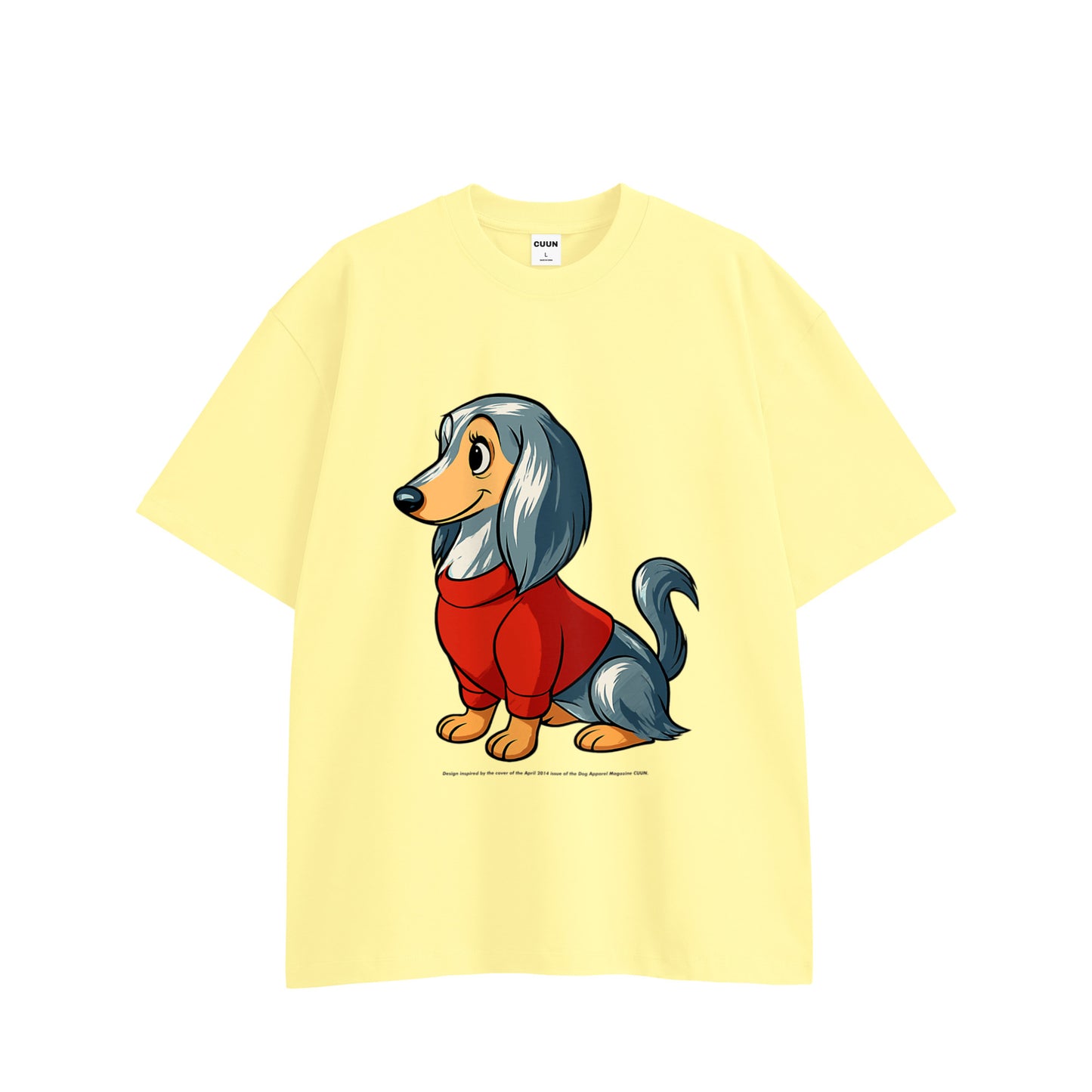 CUUN Apr 2014 Edition Tee|ビッグシルエット Tシャツ light-yellow image