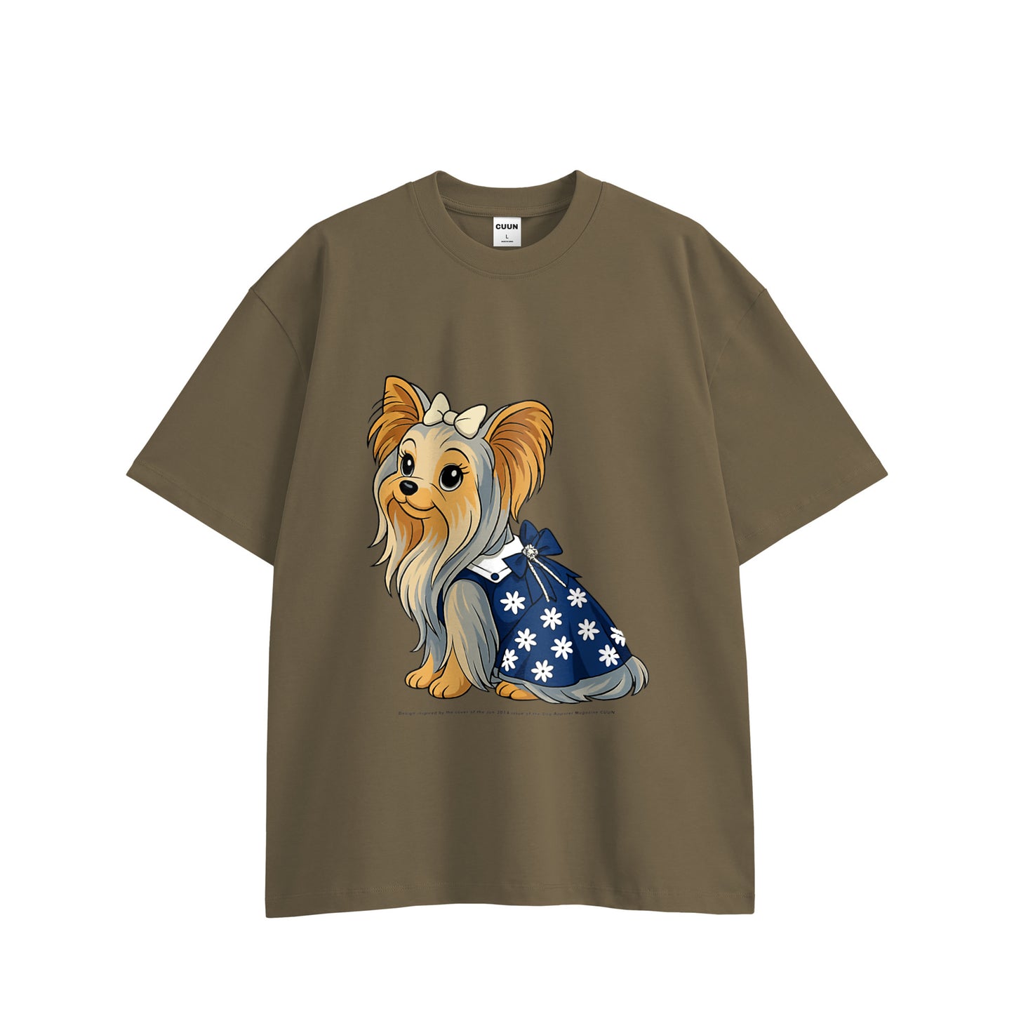 【期間限定】CUUN Jun 2014 Edition ビッグシルエット Tシャツ brown image