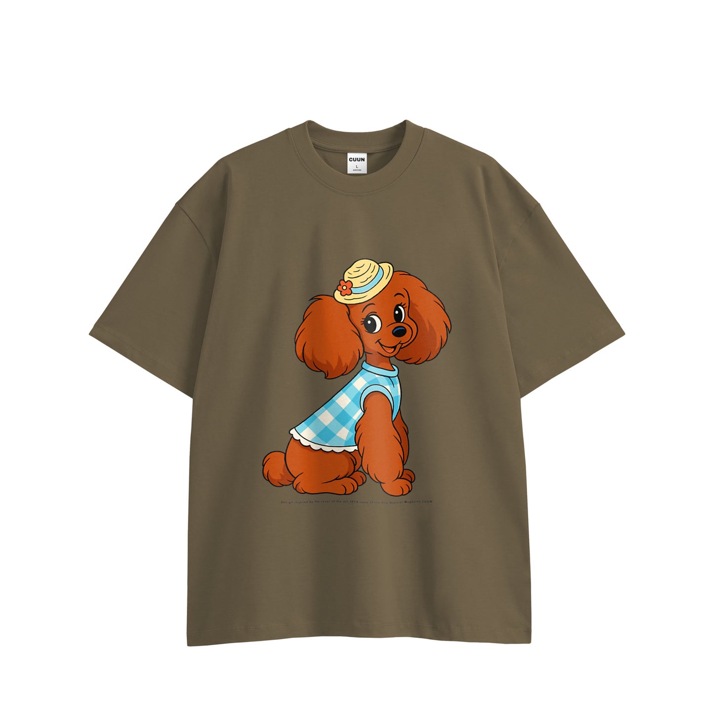 【期間限定】CUUN Jul 2014 Edition ビッグシルエット Tシャツ brown image