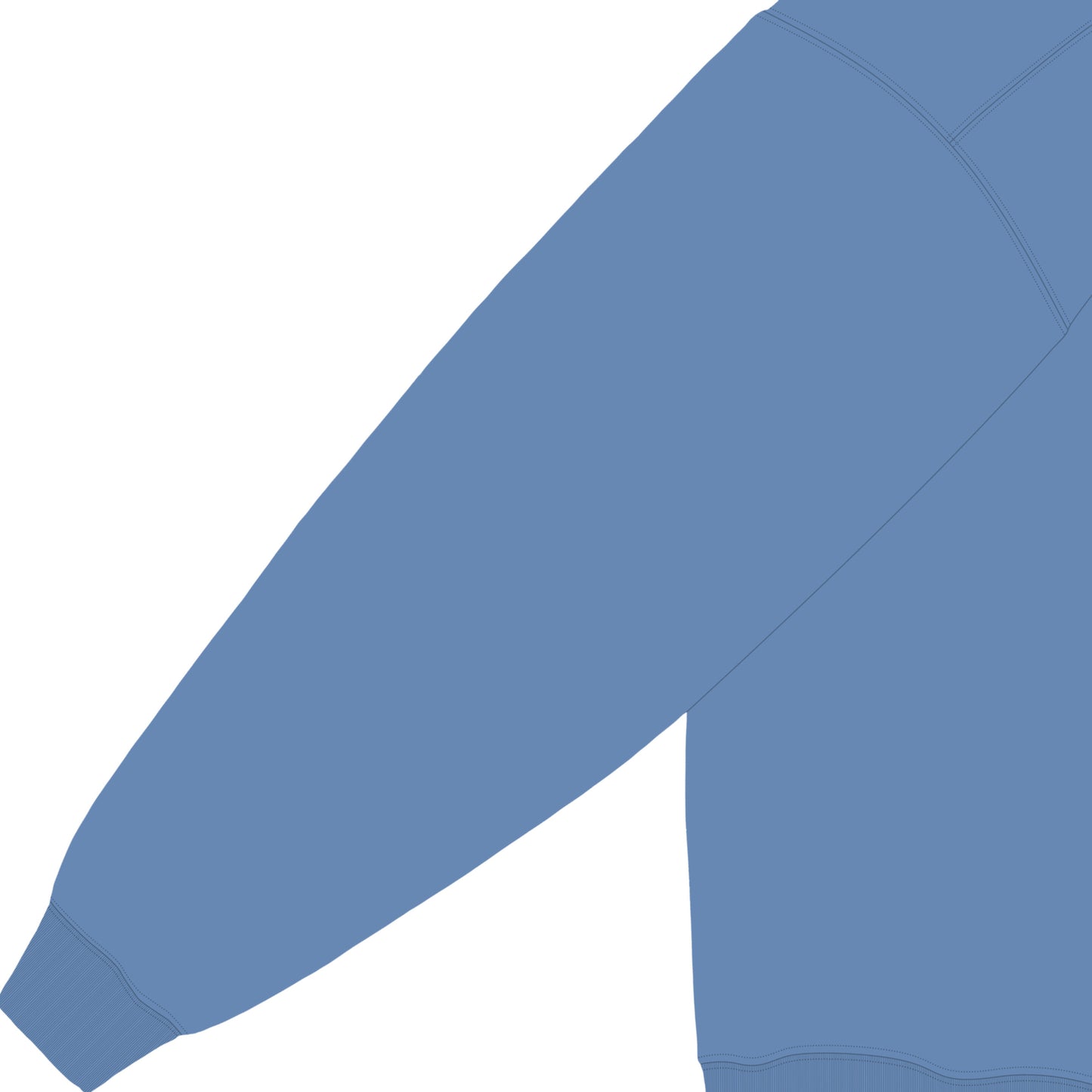 【期間限定】CUUN Jul 2014 Edition ガーメントダイライトウェイトフーデッドスウェットシャツ blue-jean image