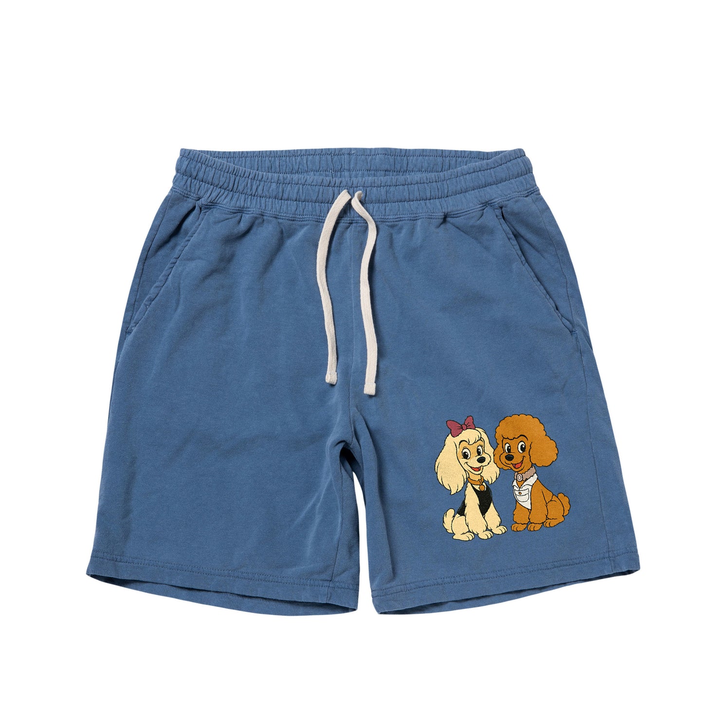 【期間限定】CUUN May 2014 Edition ガーメントダイライトウェイトスウェットショーツ blue-jean image