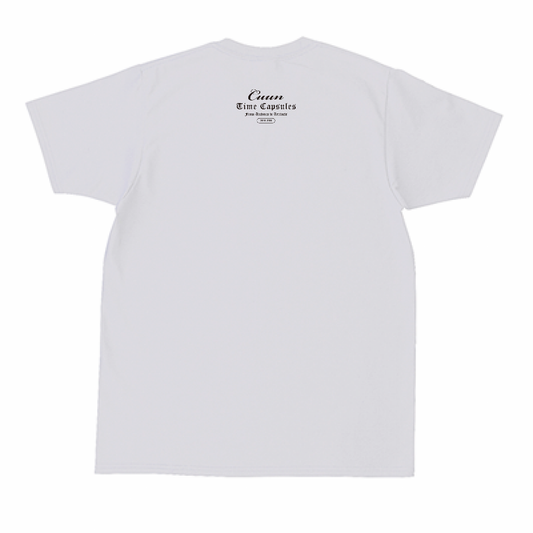 4月29日（月）発売｜CUUN Time Capsules｜DF T-shirt #003 WHITE（archive2010-2011）