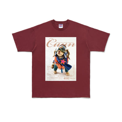 Cuun Nov.2014 SHORT SLEEVE TEE 7OZ burgundy image