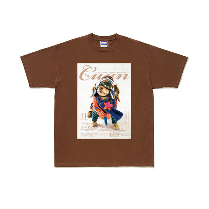 Cuun Nov.2014 SHORT SLEEVE TEE 7OZ brown image