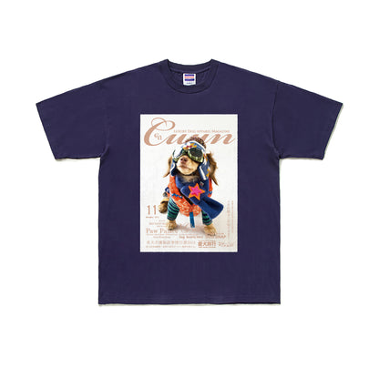 Cuun Nov.2014 SHORT SLEEVE TEE 7OZ navy image