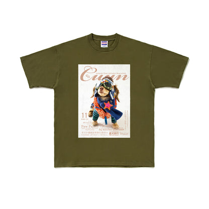 Cuun Nov.2014 SHORT SLEEVE TEE 7OZ olive-drab image