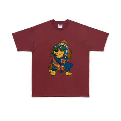 Cuun Nov.2014 inspired SHORT SLEEVE TEE 7OZ burgundy image