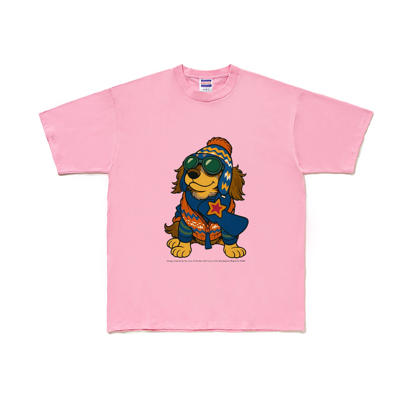 Cuun Nov.2014 inspired SHORT SLEEVE TEE 7OZ light-pink image