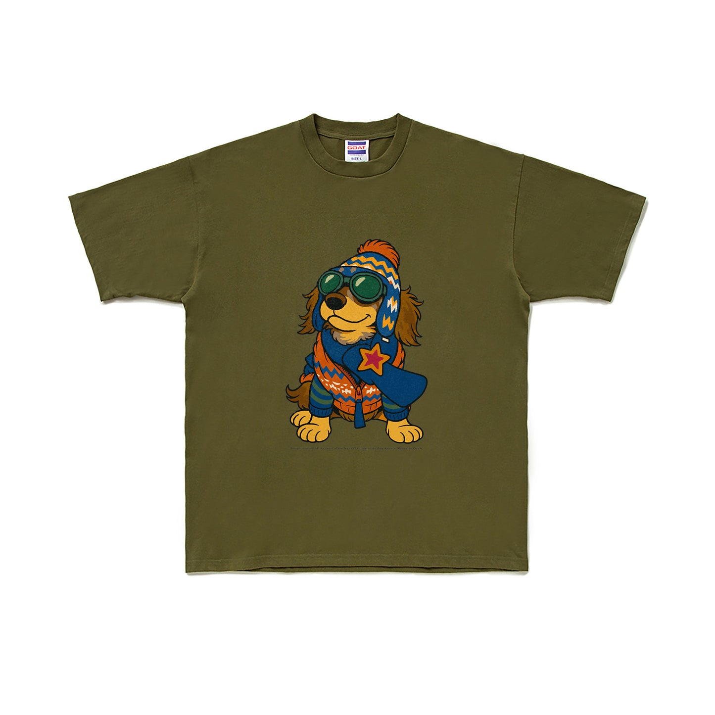 Cuun Nov.2014 inspired SHORT SLEEVE TEE 7OZ olive-drab image