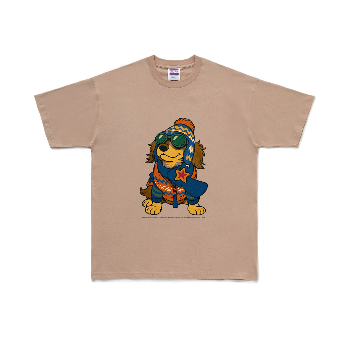 Cuun Nov.2014 inspired SHORT SLEEVE TEE 7OZ sand image