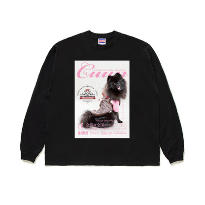 【期間限定】CUUN Sep 2014 Edition Cover GOAT LONG SLEEVE TEE 7OZ（長袖Tシャツ7オンス） black image