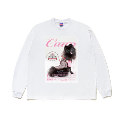 【期間限定】CUUN Sep 2014 Edition Cover GOAT LONG SLEEVE TEE 7OZ（長袖Tシャツ7オンス） white image