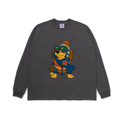 Cuun Nov.2014 inspired Long Sleeve Tee 7oz dark-gray image