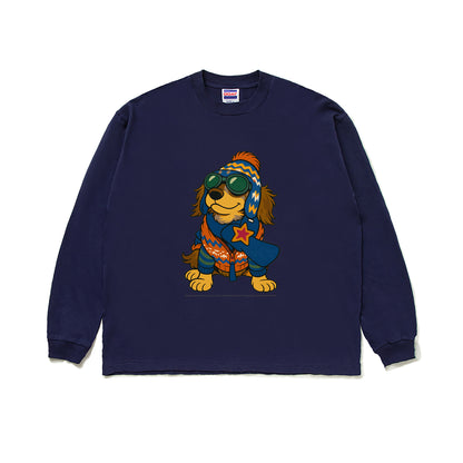 Cuun Nov.2014 inspired Long Sleeve Tee 7oz navy image