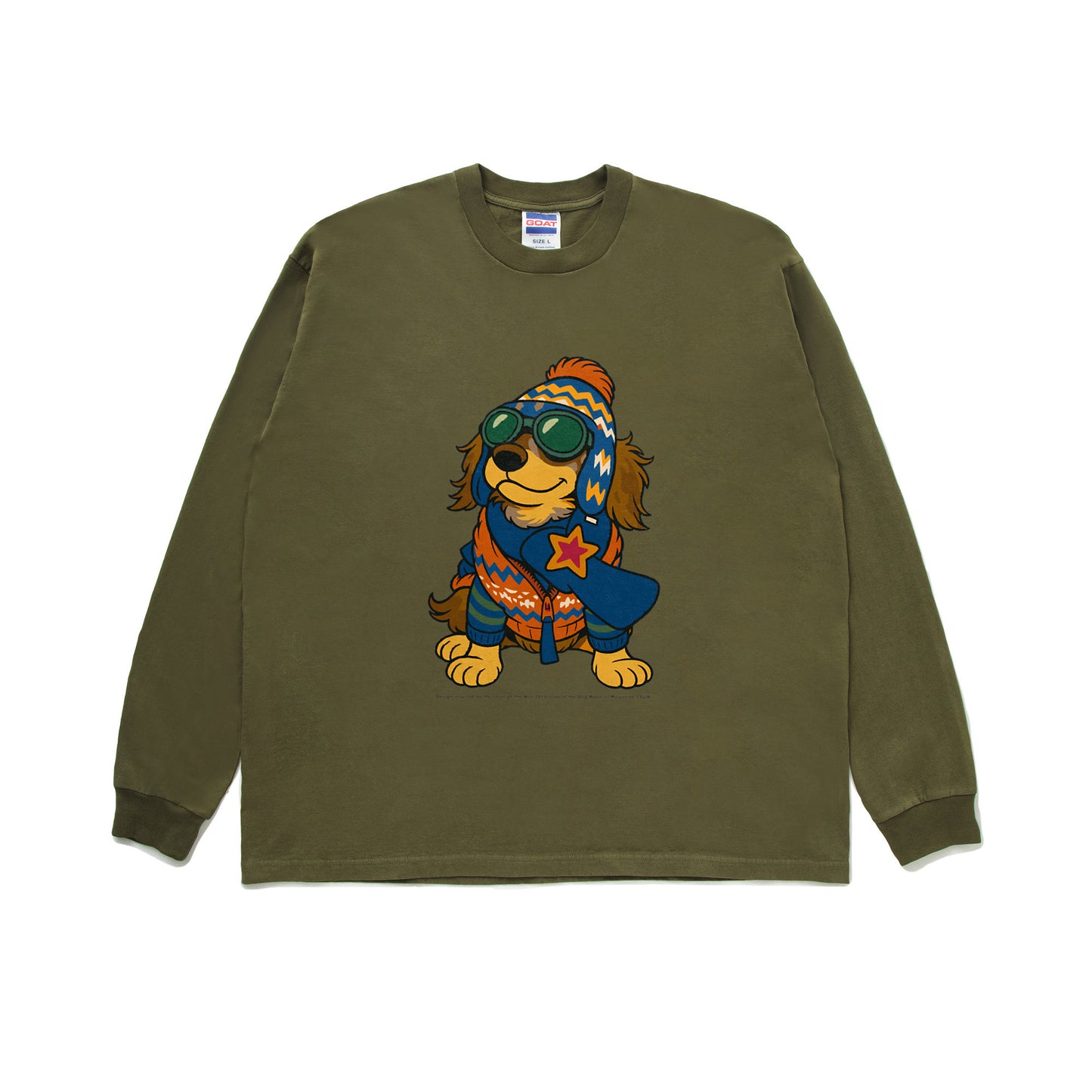 Cuun Nov.2014 inspired Long Sleeve Tee 7oz olive-drab image