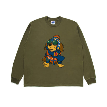 Cuun Nov.2014 inspired Long Sleeve Tee 7oz olive-drab image