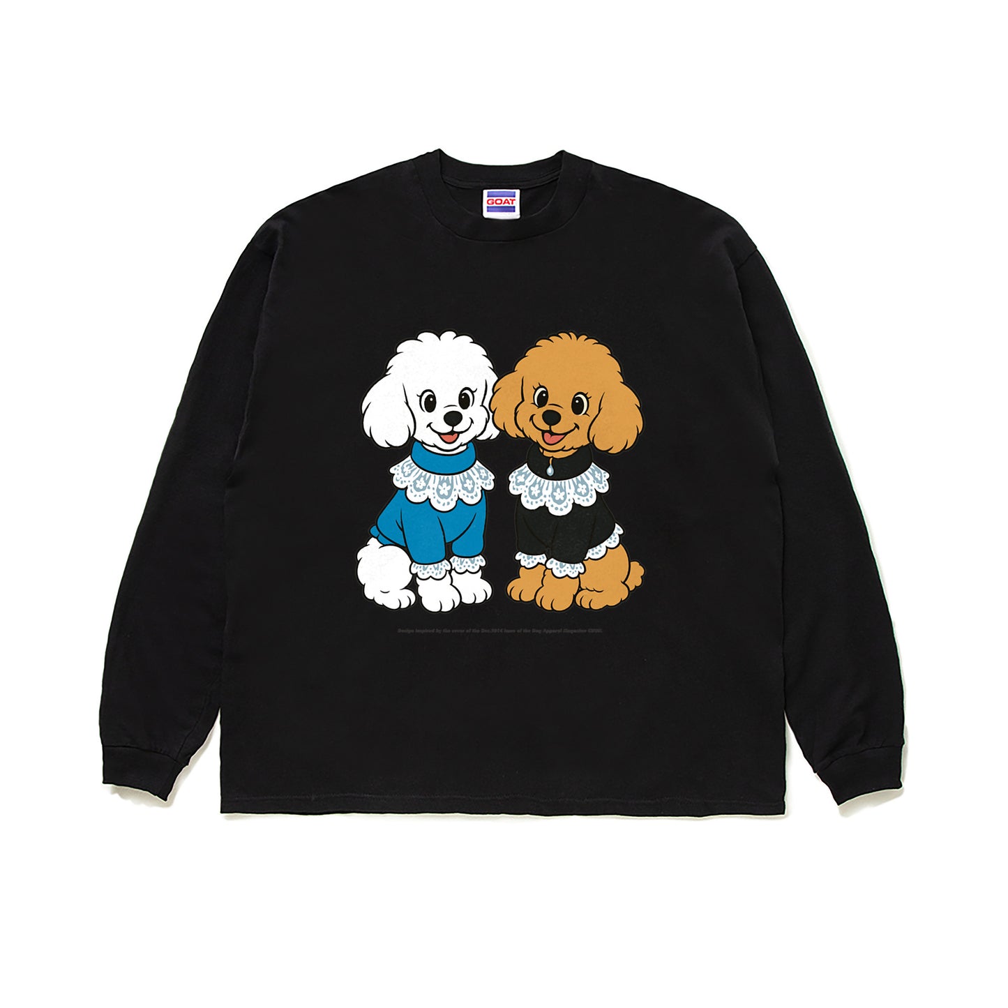 Cuun Dec.2014 inspired LONG SLEEVE TEE 7OZ black image