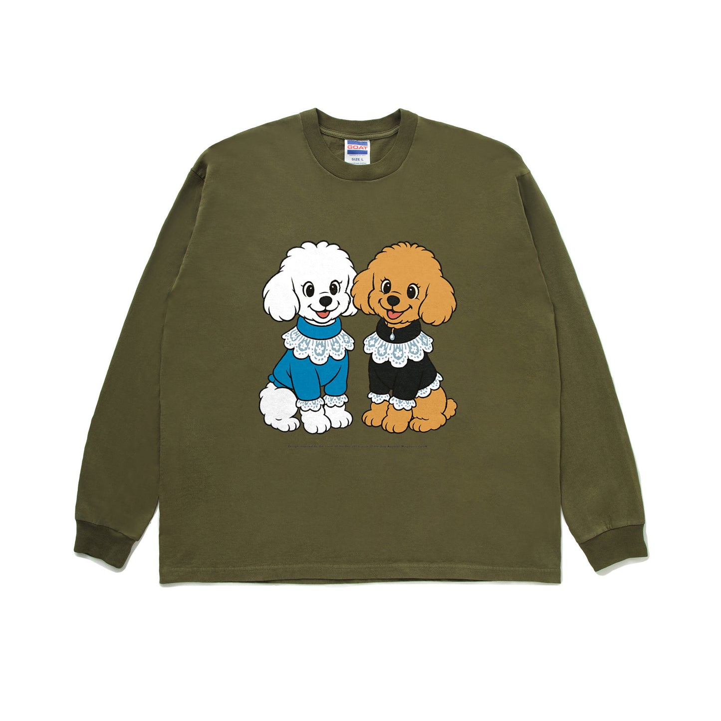 Cuun Dec.2014 inspired LONG SLEEVE TEE 7OZ olive-drab image