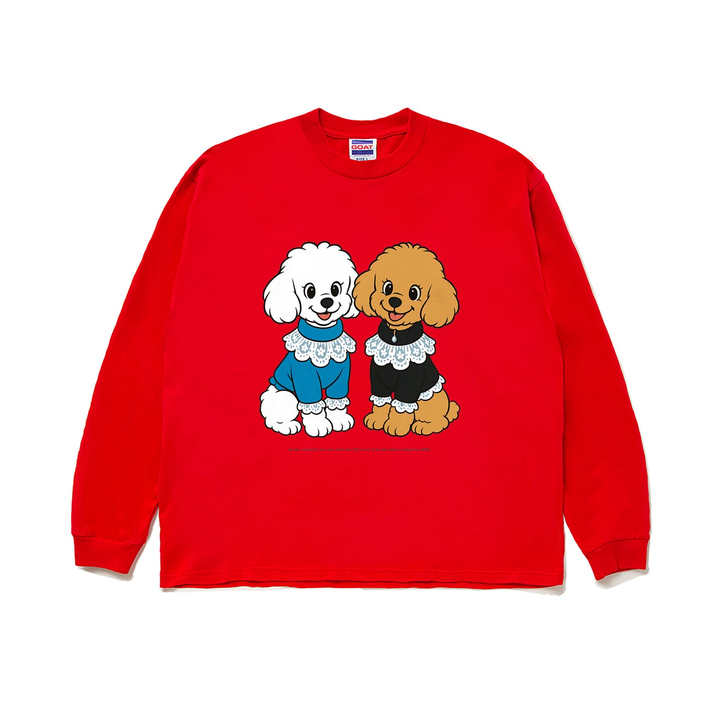 Cuun Dec.2014 inspired LONG SLEEVE TEE 7OZ red image