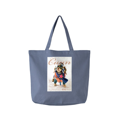 Cuun Nov.2014 Basic Canvas Tote Bag blue image