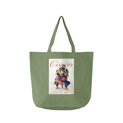 Cuun Nov.2014 Basic Canvas Tote Bag green image