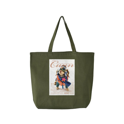 Cuun Nov.2014 Basic Canvas Tote Bag olive-drab image