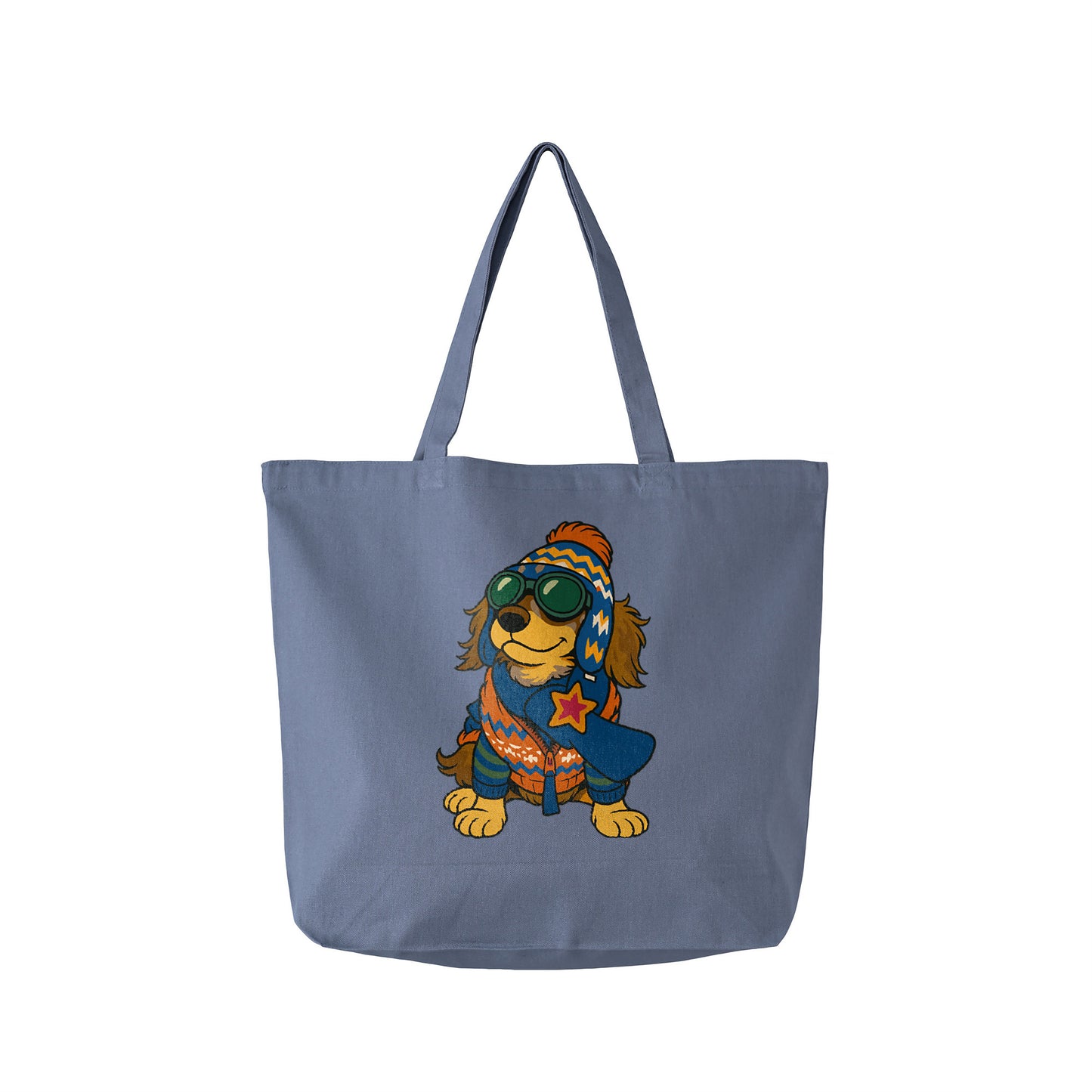 Cuun Nov.2014 inspired Basic Canvas Tote Bag blue image