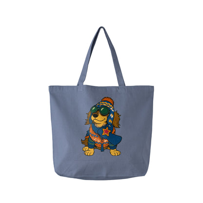 Cuun Nov.2014 inspired Basic Canvas Tote Bag blue image