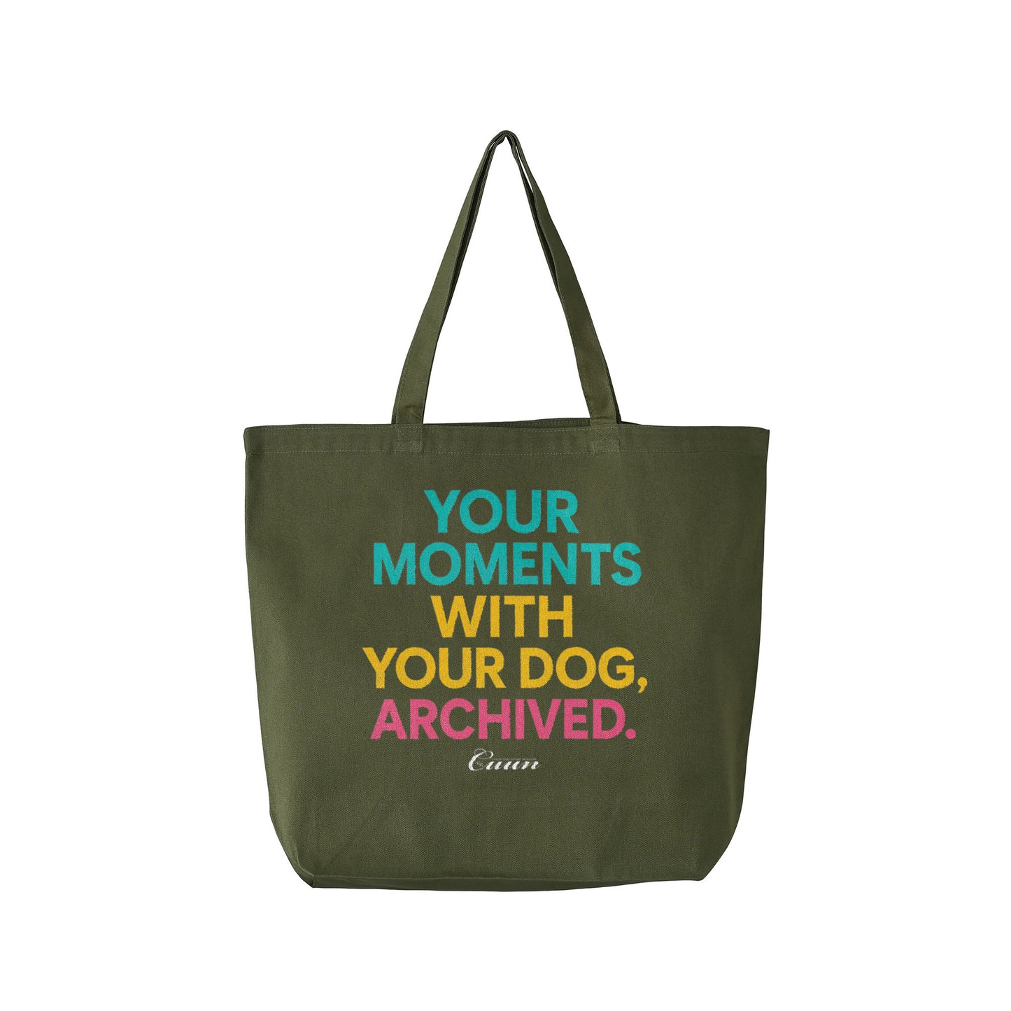 Cuun Nov.2014 inspired Basic Canvas Tote Bag olive-drab image