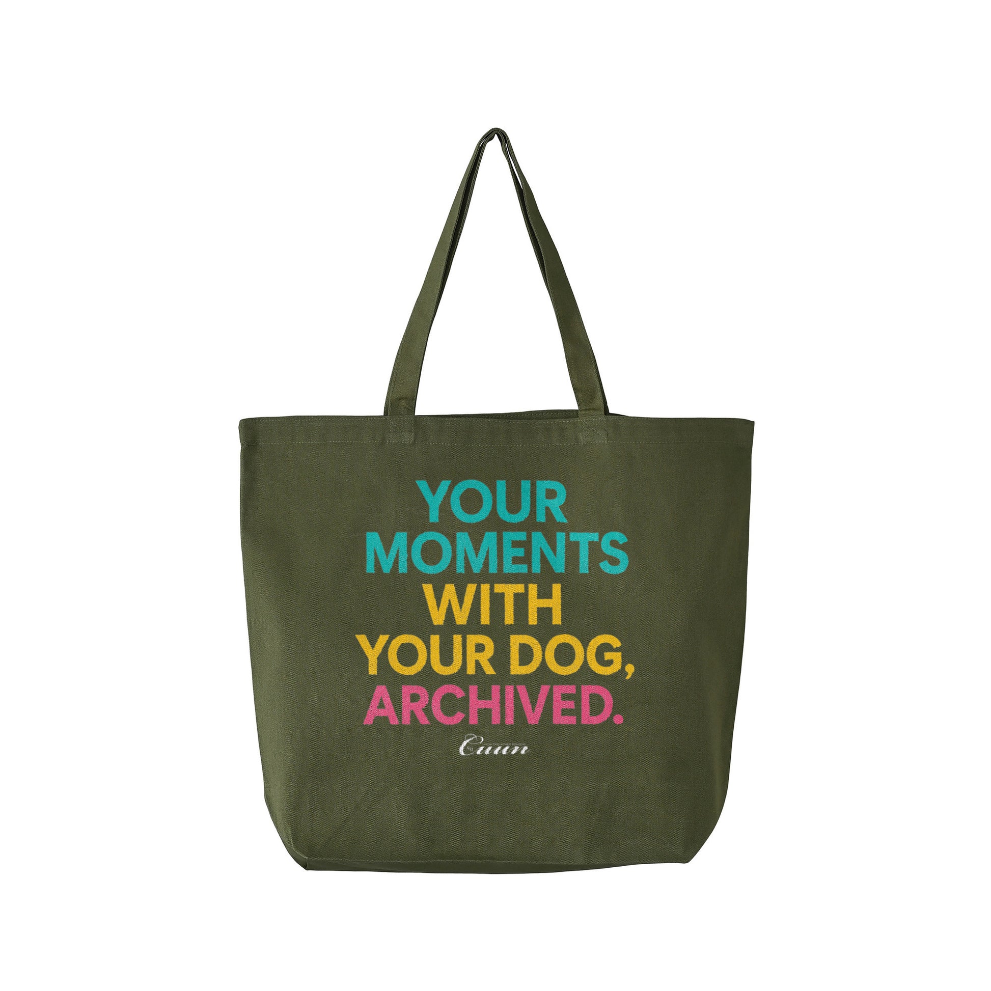 Cuun Nov.2014 inspired Basic Canvas Tote Bag olive-drab image