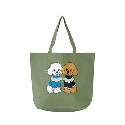 Cuun Dec.2014 inspired Basic Canvas Tote Bag green image