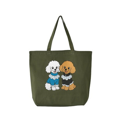 Cuun Dec.2014 inspired Basic Canvas Tote Bag olive-drab image