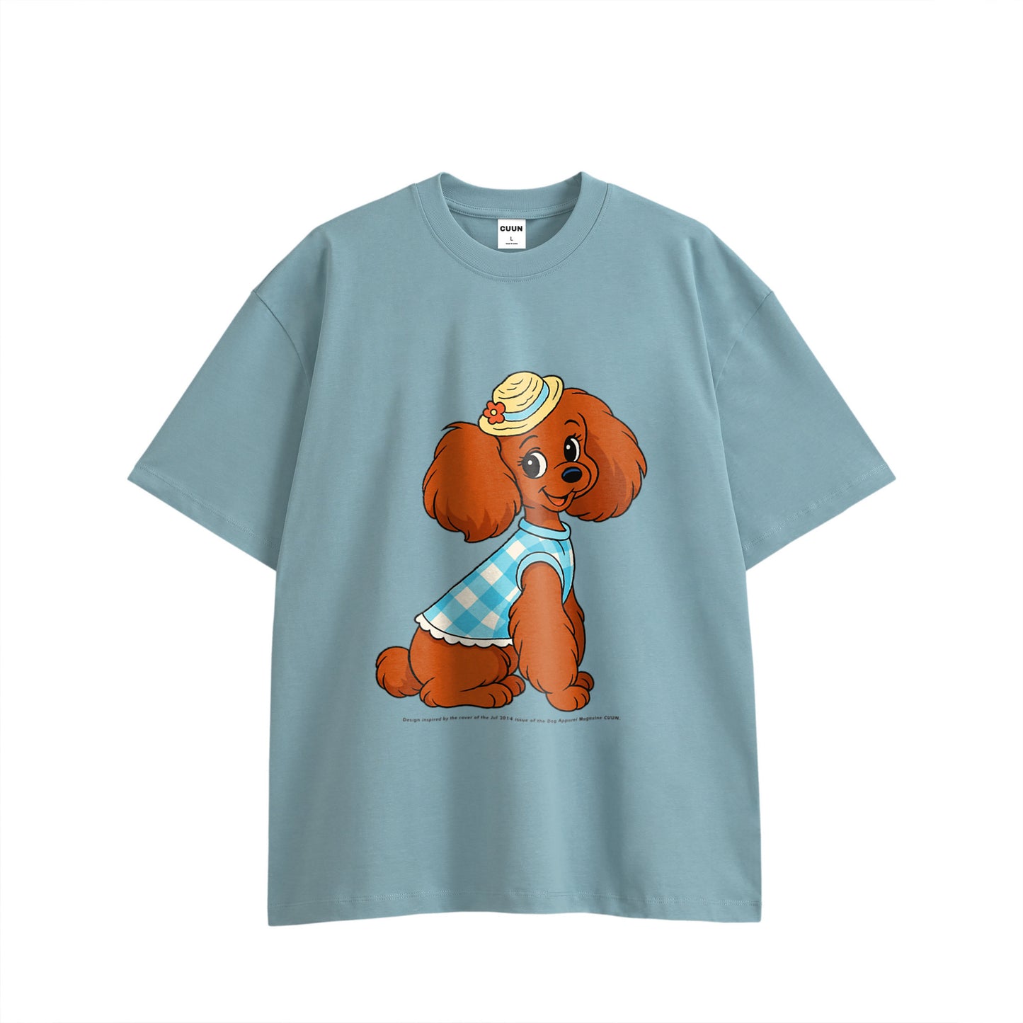 【期間限定】CUUN Jul 2014 Edition ビッグシルエット Tシャツ light-blue image