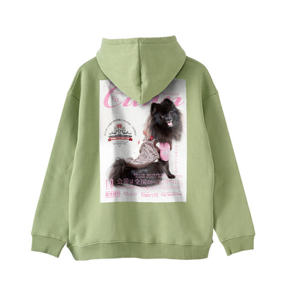 【期間限定】CUUN Sep 2014 Edition Cover 裏起毛 ビッグシルエット プルオーバー pastel-green image