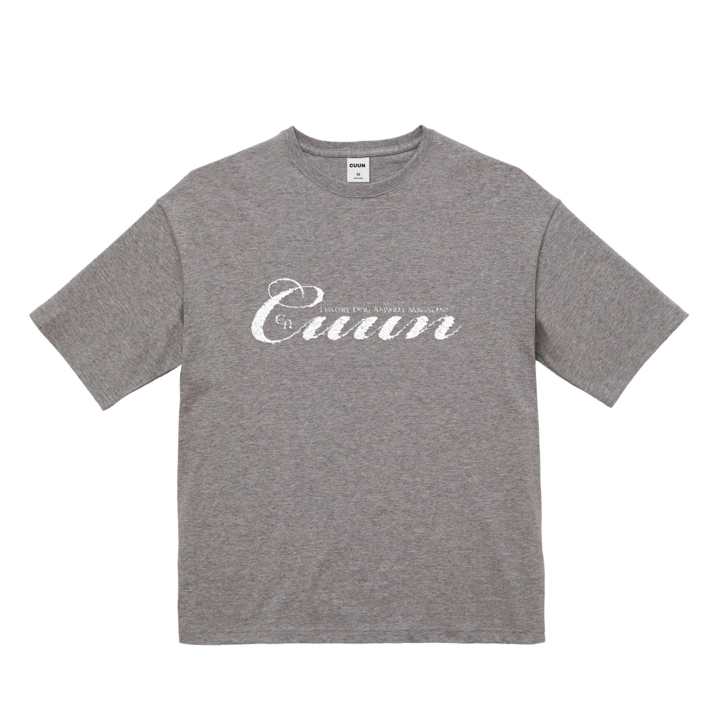 CUUN LOGO 5.6オンス ビッグシルエット Tシャツ mixed-gray image