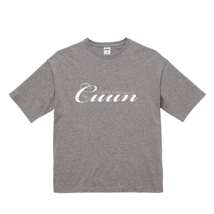 CUUN LOGO 5.6オンス ビッグシルエット Tシャツ mixed-gray image