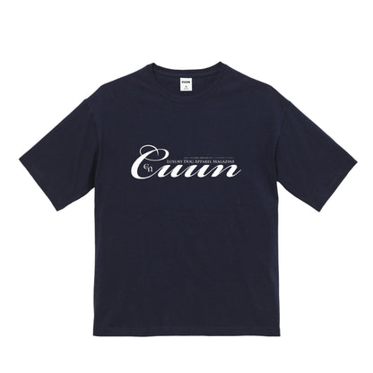 CUUN LOGO 5.6オンス ビッグシルエット Tシャツ navy image