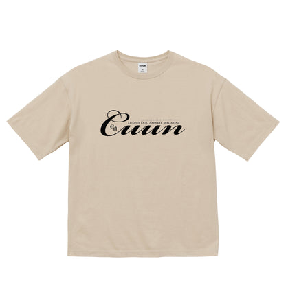 CUUN LOGO 5.6オンス ビッグシルエット Tシャツ sand-beige image