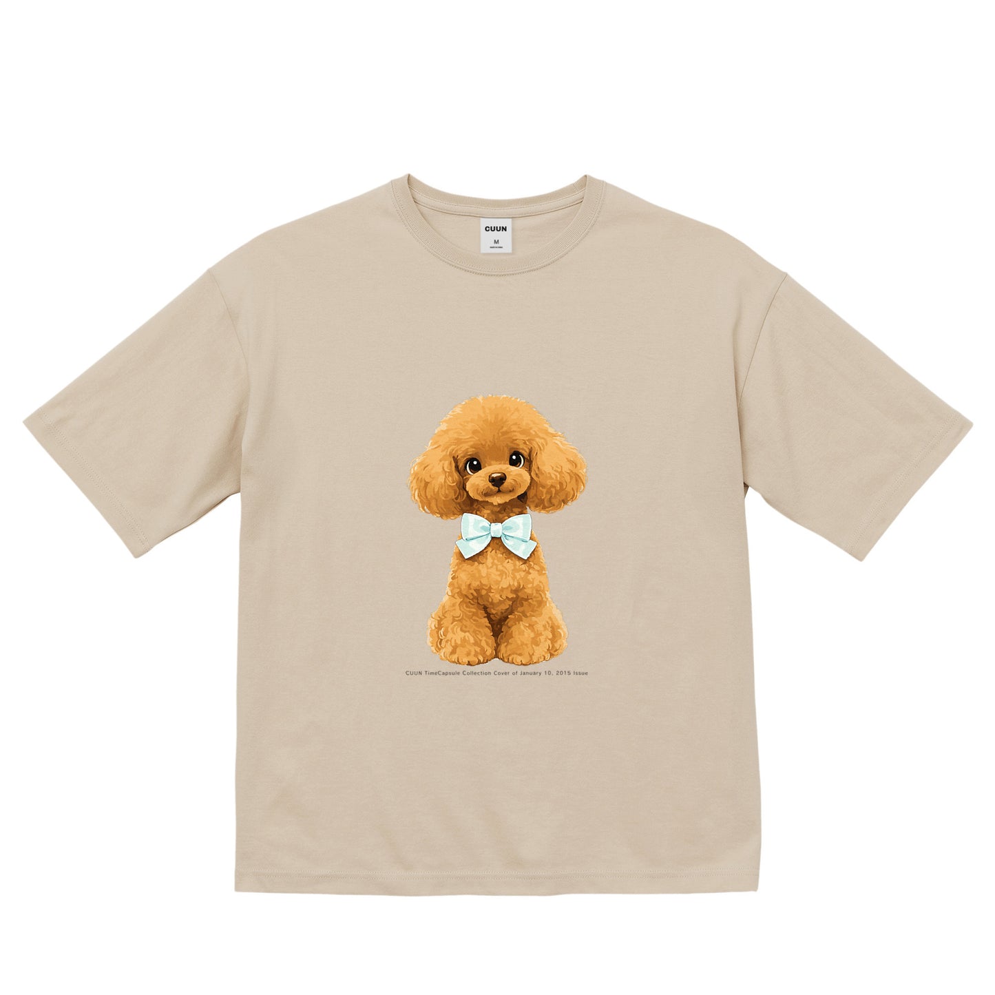 5.6オンス ビッグシルエット Tシャツ｜CUUN TimeCapsule 2015.01 sand-beige image