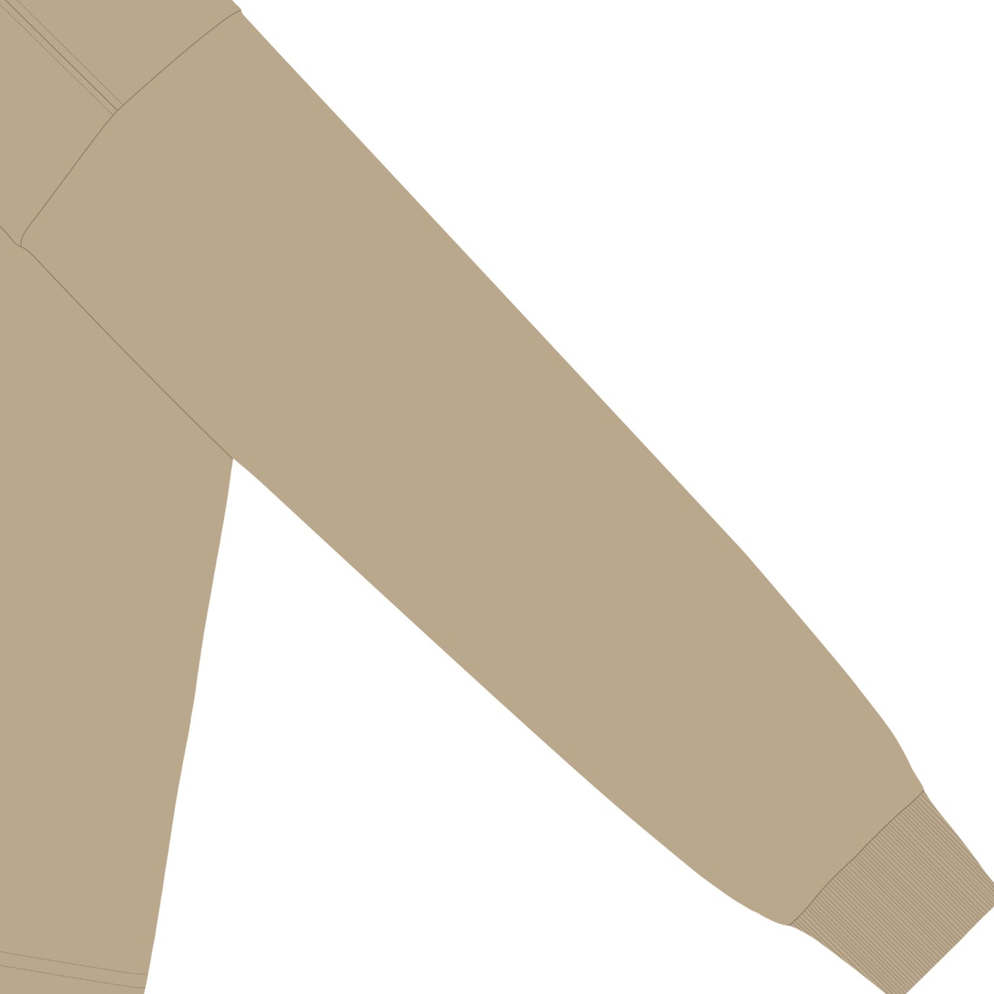 CUUN LOGO USAコットンロングスリーブTシャツ dull-sand image