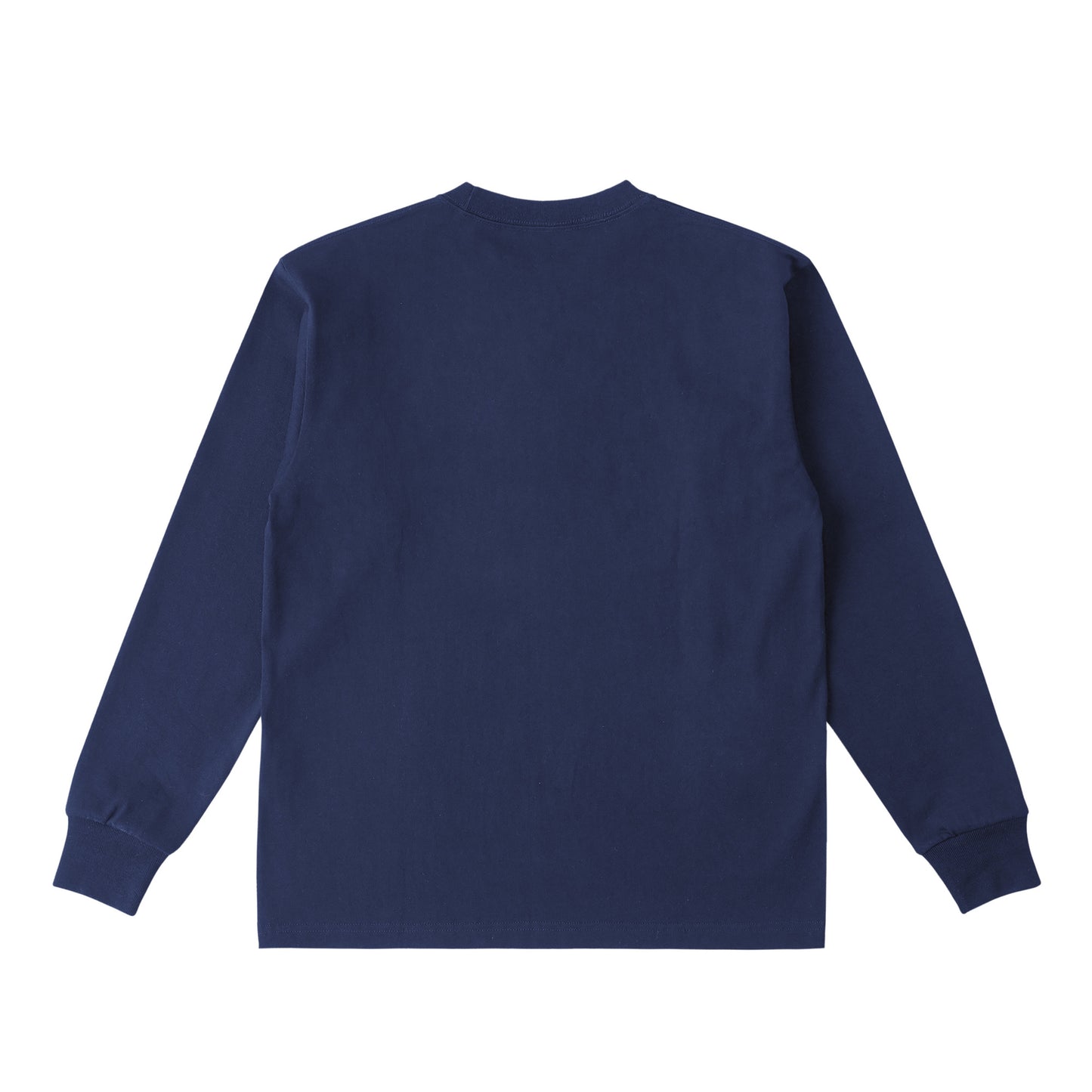 CUUN LOGO USAコットンロングスリーブTシャツ navy image
