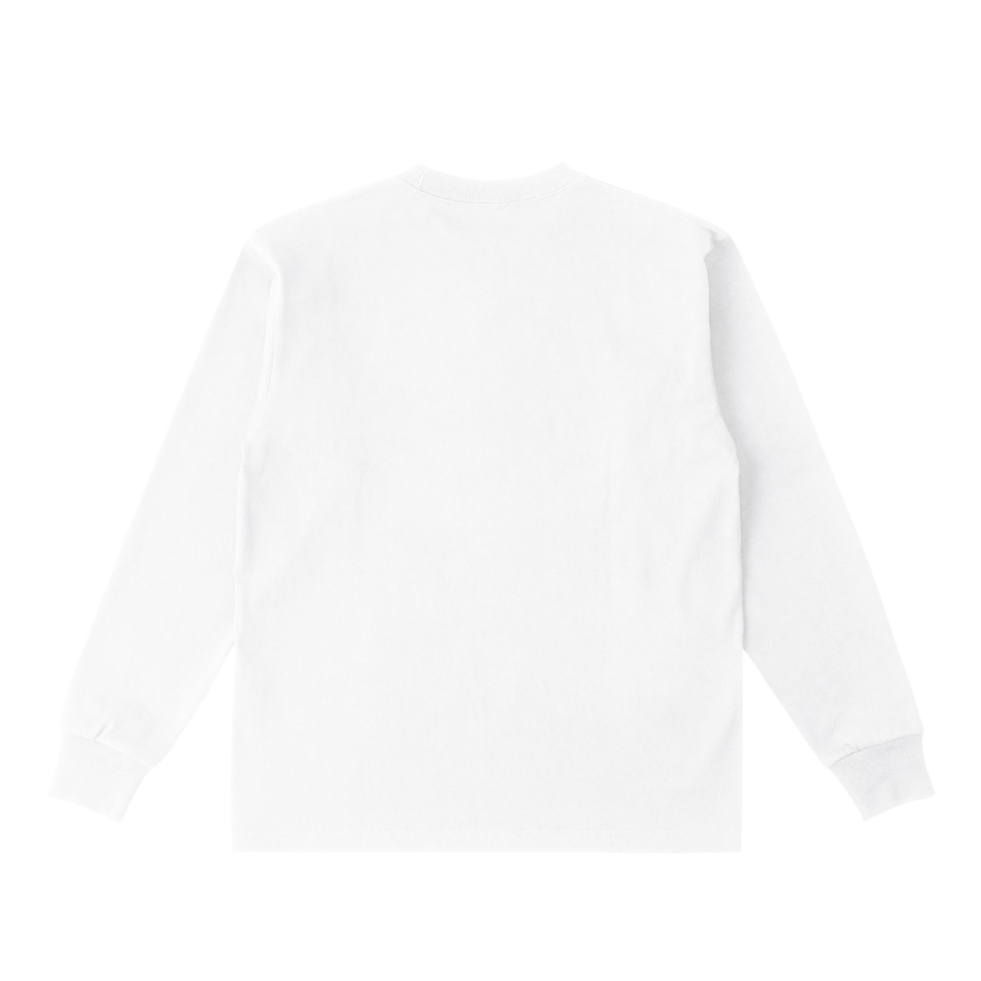 CUUN LOGO USAコットンロングスリーブTシャツ white image
