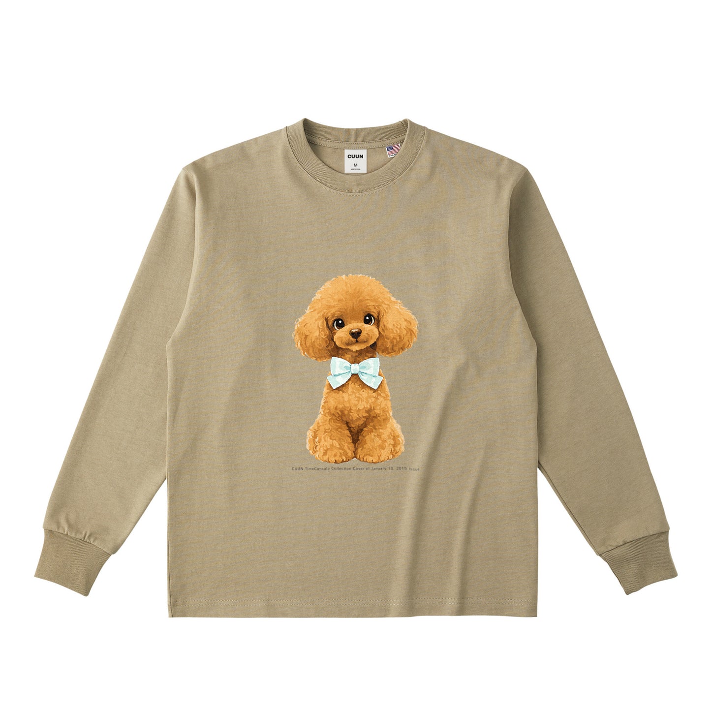 USAコットンロングスリーブTシャツ｜CUUN TimeCapsule 2015.01 dull-sand image