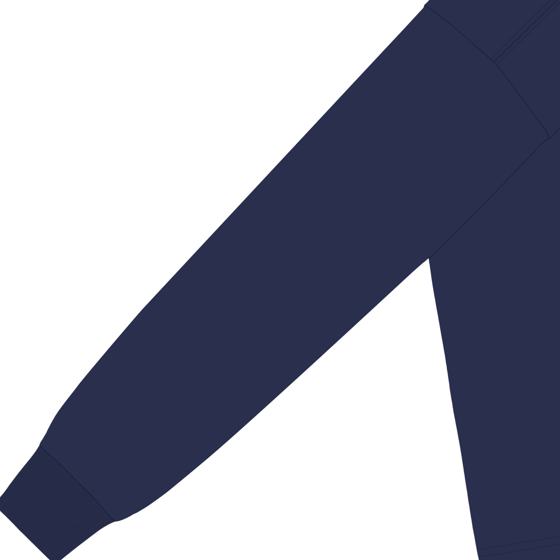 USAコットンロングスリーブTシャツ｜CUUN TimeCapsule 2015.01 navy image