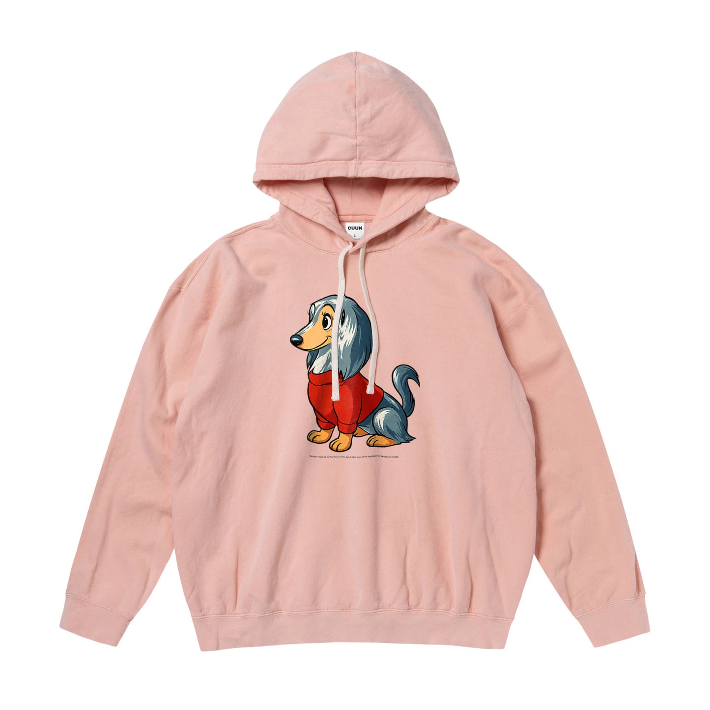 CUUN Apr 2014 Edition 6.4oz Garment-Dyed Lightweight Hooded Sweatshirt｜6.4ozガーメントダイライトウェイトフーデッドスウェットシャツ peachy image