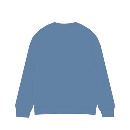 【期間限定】CUUN Mar 2014 ガーメントダイライトウェイトクルーネックスウェットシャツ blue-jean image