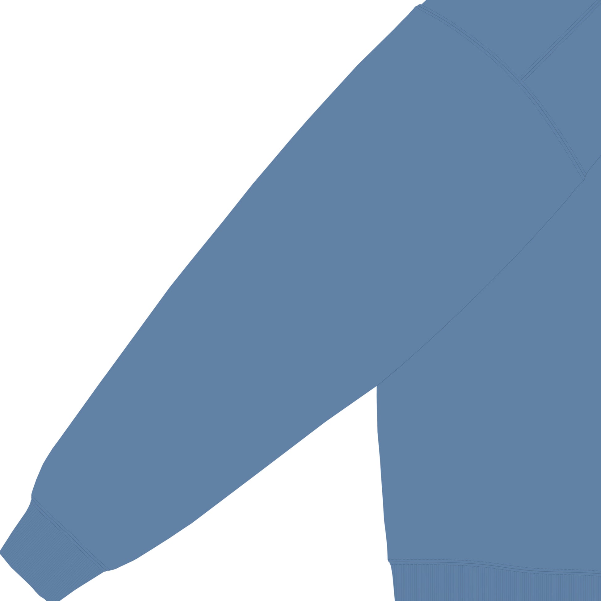 【期間限定】CUUN Mar 2014 ガーメントダイライトウェイトクルーネックスウェットシャツ blue-jean image